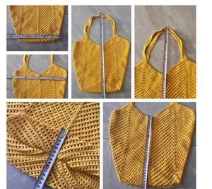 Boho Hollow Crochet Tote <strong>Bag</strong> <strong>Large</strong> Capacity Shoulder <strong>Beach</strong> Straw Tote <strong>Bag</strong> for Women Casual Summer - Product Image 6
