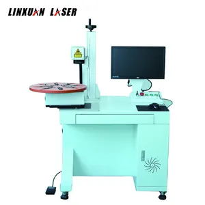 Gold silver brass jewellery making machine jewelry laser engraving machine with motorized Z axis and jewelry rotary