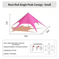 Tente de camping dôme Octopus Lotus à double sommet, en tissu Oxford quatre saisons, imperméable, protection UV 5000, abri solaire extérieur