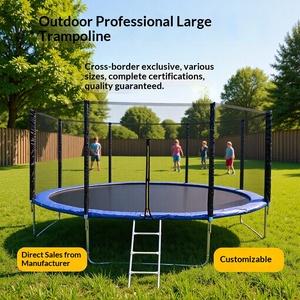 <span class=keywords><strong>Trampoline</strong></span> Rond en PVC pour Enfants et Usage Commercial, de 5 à 16 Pieds, pour Intérieur et Extérieur, Idéal pour la Maison, la Salle de Sport et les Parcs d'Attractions - Product Image 5