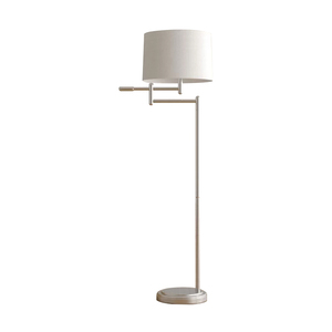 Modern Designer 1-Light <strong>Swing</strong> <strong>Arm</strong> <strong>Floor</strong> <strong>Lamp</strong> With Drum Shades drop chandelier for Bedroom Living Room - Product Image 4