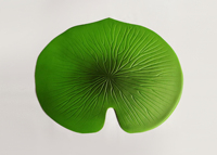 Vente en gros d'usine, set de table en forme de feuille de palmier artificielle en EVA, écologique, marque Womei, pour décorations de fête