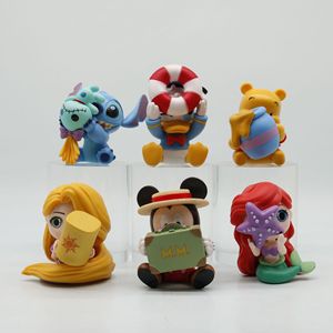 Nuova Statuetta Decorativa a Tema Gioco di Nascondino: Principessa Mickey Mouse e Paperino - Figurina Creativa da Collezione - Product Image 6