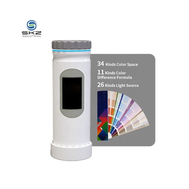 SKZ ColorCat SE Industrial Colorimeter High Precision Paint Color Analyzer Supports 20+ Color Spaces for QC of Textile, Printing
