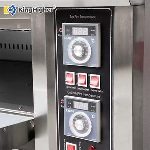 Forno a Gas per Panetteria 2 Piani 4 Teglie Forno Commerciale per Pizza da Ristorante Controllo Automatico Forno Industriale per Pane a Doppio Piano - Product Image 5