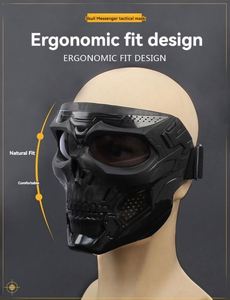 Nuevas Gafas de Ciclismo Usa Mairun823 con Diseño de Calavera, Resistentes al Viento, Ligeras, Tácticas, para Motocicleta/Esquí, Retro, Deportivas, para Exteriores y Todoterreno - Product Image 4