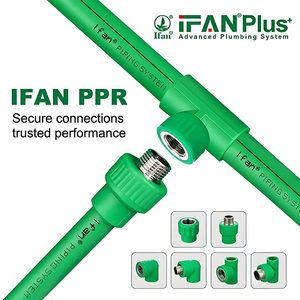 Cấp nước nóng và lạnh <span class=keywords><strong>Polypropylene</strong></span> Xanh PPR phụ kiện đường ống ppr phụ kiện IFAN nhà máy trực tiếp PPR ống và phụ kiện - Product Image 1