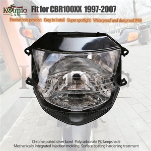 KOLMIO-LAM adapté pour HONDA CBR <span class=keywords><strong>1100</strong></span> XX phare partie avant phare CBR1100XX Super <span class=keywords><strong>Blackbird</strong></span> lampe frontale 1997 - 2007 - Product Image 2