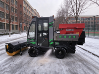 Machine à neige multifonctionnelle YUGONG 1106 kg avec cabine fermée, balayeuse et brosse, pour déneigement et balayage, vente en gros