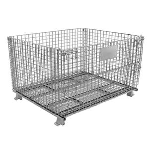 Contenitore pieghevole in rete metallica con gabbia in rete personalizzata per stoccaggio pesante contenitore pieghevole in rete metallica - Product Image 2