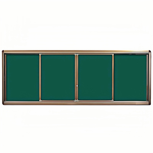 Tablero de <span class=keywords><strong>tiza</strong></span> verde escolar de <span class=keywords><strong>esmalte</strong></span> de alta calidad que combina superficies de pizarra verde y pizarra blanca para un diseño de aula que ahorra espacio - Product Image 3