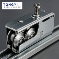 Fournisseur de fenêtres coulissantes en aluminium, taille personnalisée, résistantes aux intempéries, triple vitrage, verre Low-E, système de drainage de l'eau pour maison