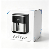 ANBOLIFE OEM Cesta para Freidora de Aire de 7L, No Tóxica, Libre de PFAS, Apta para Lavavajillas, Comidas Rápidas y Sencillas, 12 Programas Preestablecidos, Ideal para Espacios Pequeños
