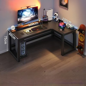 Phong Cách Hiện Đại New Gỗ Góc Bàn Máy Tính Với Kim Loại Bền Mdf Bề Mặt Cho Văn Phòng Nhà Trường PC Chơi Game Bàn - Product Image 5