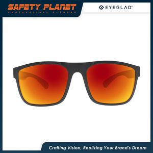 Lunettes de soleil personnalisées avec protection UV Lunettes de cyclisme de couleur dégradée avec logo et emballage de lunettes de soleil personnalisées - Product Image 4