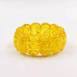 Mejor cantidad personalizada estilo Vintage pulsera de mujer hecha a mano de resina de Grado Superior latón joyería de moda diamante perla regalo India - Product Image 2