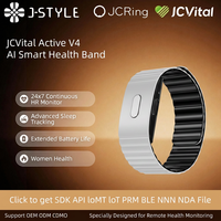 JCVital 2501 SDK APL OEM ODM Braccialetto Medico Intelligente con Analisi AI e Monitoraggio Cardiaco 24H