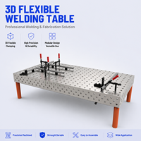 Table de soudage flexible 3D D28 System, plateforme de travail de soudage industrielle usinée avec précision