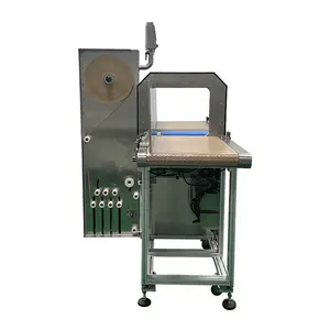 OEM Manufacturer Socks Towel Shoe Box Banding Machine By OPP Film And Paper Strap Conveyor Banding Machine