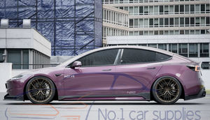 2024New Model 3 Aero Kit Accessoires de carrosserie Lèvre avant Diffuseur arrière Jupes latérales pour <span class=keywords><strong>Tesla</strong></span> Mode 3 Highland Bodykit Fibre de carbone - Product Image 5