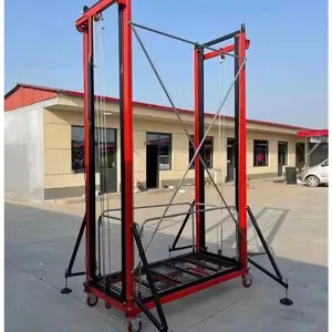 Plataforma Elevadora Eléctrica Plegable Moderna, Andamio Eléctrico Tipo Tijera Pequeño para Construcción - Product Image 4