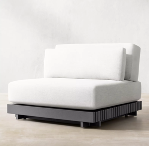 Juego de Sofás de Jardín de Aluminio para Exteriores, Muebles de Metal de Lujo para Patio de Hotel, Villa o Jardín, Venta Caliente 2023 - Product Image 3