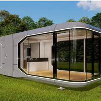 Maison Modulaire Préfabriquée Moderne Prête à l'emploi Chine Maisons Portables Préfabriquées Conteneur de Luxe Cabine Apple Capsule Spatiale