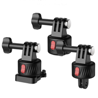 Adaptateur de montage pour caméra d'action à rotation rapide à 360 degrés |   Support de base universel GoPro pour Hero/DJI Osmo/Insta360 Sports, retiré