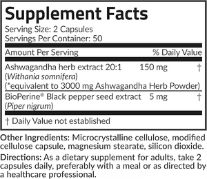 Cápsulas de Ashwagandha Sudafricana 3000mg por Porción, Favorecen la Densidad Ósea, la Relajación Muscular y la Salud Nerviosa, Suplemento de 120 Cápsulas - Product Image 4