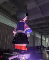 Modèle publicitaire gonflable en PVC personnalisé pour les costumes de poupées géantes d'extérieur pour les décorations de centres commerciaux