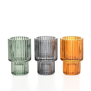 Modern Colorful <strong>Glass</strong> <strong>Candle</strong> <strong>Holder</strong> for Taper <strong>Glass</strong> Candlestick Wholesaler - Product Image 1