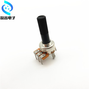 Potenciómetro Simple R12 B10/50/100K con Eje Moleteado, Resistencia Ajustable Rotativa para Dispositivos Electrónicos - Product Image 5