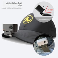 Caméra d'action 4K 60FPS avec Wi-Fi, clip pour casquette, batterie 240 min, prise en charge 512 Go (CAM)