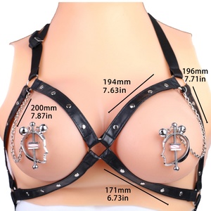 ที่หนีบหัวนม QKKQ สำหรับผู้หญิง ใช้ในกิจกรรม BDSM กระตุ้นความรู้สึก ที่หนีบหัวนมโลหะ คลิปหนีบหน้าอกแบบสวมใส่ ของเล่นทางเพศสำหรับคู่รัก - Product Image 1