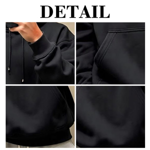 Sweat à capuche pour homme Kingsen en coton lourd avec logo personnalisé - Streetwear printanier, écologique et respirant - Product Image 6