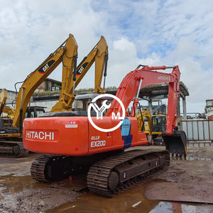 Excavatrice sur chenilles Hitachi EX200 d'occasion avec faible nombre d'heures et godet robuste Hitachi Ex200 d'occasion pour la construction - Product Image 1