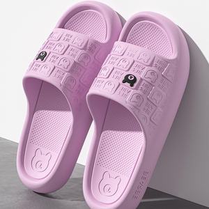 Pantuflas de Interior con Diseño de Patrones Lindos, Punta Abierta, Suela de Corcho Antideslizante, Ligeras y Acolchadas para Hombres y Mujeres - Product Image 2