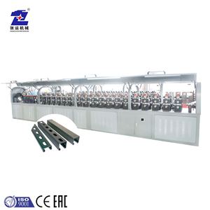 เครื่องขึ้นรูปแผงโซลาร์เซลล์แบบ Cold Roll Forming สายการผลิตโครงเหล็กยึดแผงโซลาร์เซลล์จากโรงงานโดยตรง อุปกรณ์ความแม่นยำสูง - Product Image 1