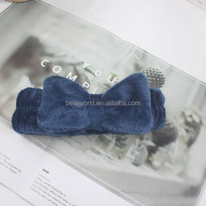 BELLEWORLD ربطة رأس بعقدة فيونكة أوروبي وأمريكياً ، ربطة شعر واسعة بحواف واسعة ، ربطة رأس ، إكسسوارات رأس عصرية من الفانيلا - Product Image 4