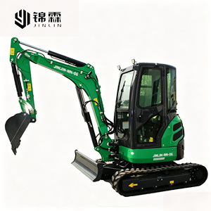 Envío Gratis Nueva Miniexcavadora de 3.5 Toneladas con Motor EPA Euro 5, Excavadora de Orugas con Cabina Cerrada, Aire Acondicionado y Giro de Cola Cero - Product Image 1