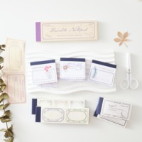 Petit bloc-notes personnalisé en forme découpée de poche pour hôtel Bloc-notes d'étude Notes autocollantes Bloc-notes avec logo de l'entreprise d'impression