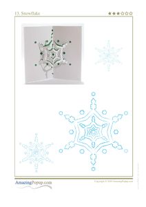 All'ingrosso 3D taglio Laser fiocco di neve <span class=keywords><strong>Pop</strong></span>-up carta copertina blu di natale biglietto di auguri fatti a mano di carta artigianato per regalo - Product Image 4