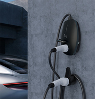EVwallbox type 2 chargeur ev avec prise uk 16A 11kw ev chargeur mini chargeur mural