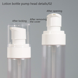Flacon de pompe et pot de 60ml 80ml 100ml, emballage de soins de peau, vide, luxe dégradé givré, rose, Lotion en <span class=keywords><strong>verre</strong></span>, cosmétique - Product Image 5