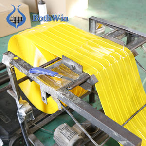 <span class=keywords><strong>Rideau</strong></span> à lanières transparent bleu-vert de haute qualité avec matériau DOP DOTP, non gras, non jaunissant, pour atelier de production - Product Image 3