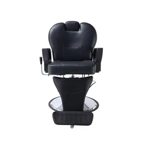 모든 목적 무거운 의무 안락 의자 전문 빈티지 살롱 의자 360 도 회전 장비 이발사 의자
