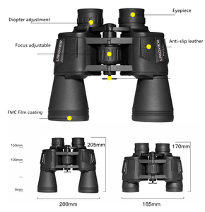 Gran aumento de 20x50 para binoculares Razor Sharp con visión nocturna de poca luz, accesorios de alcance HD no infrarrojos - Product Image 6