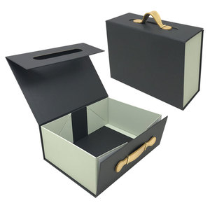 Caja de regalo plegable personalizada de lujo CHING <span class=keywords><strong>TA</strong></span> con asa y cierre magnético para características de alimentos Logotipo personalizado Estampado muestra gratis - Product Image 6