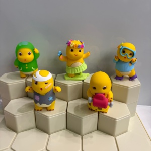 Auténtica y genuina muñeca Nailong PVC Bling Box, venta al por mayor figuras Nailong Mystery Box, juguete de regalo-8 diseños con oportunidad oculta - Product Image 4
