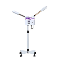 Appareil de soin du visage à vapeur froide et chaude, double tête pulvérisatrice, pour le renouvellement et la rafraîchissement de la peau, machine de beauté à vapeur faciale